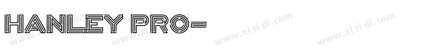 Hanley Pro字体转换
